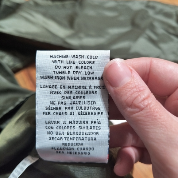 NWT Miss London wind suit jacket, women's 3X, dark green - Picture 7 of 10